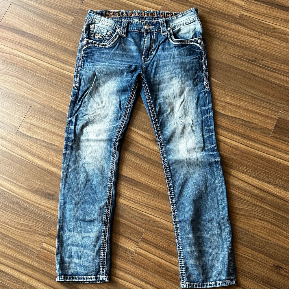 Men’s Rock Revival Jeans 34 Waist
